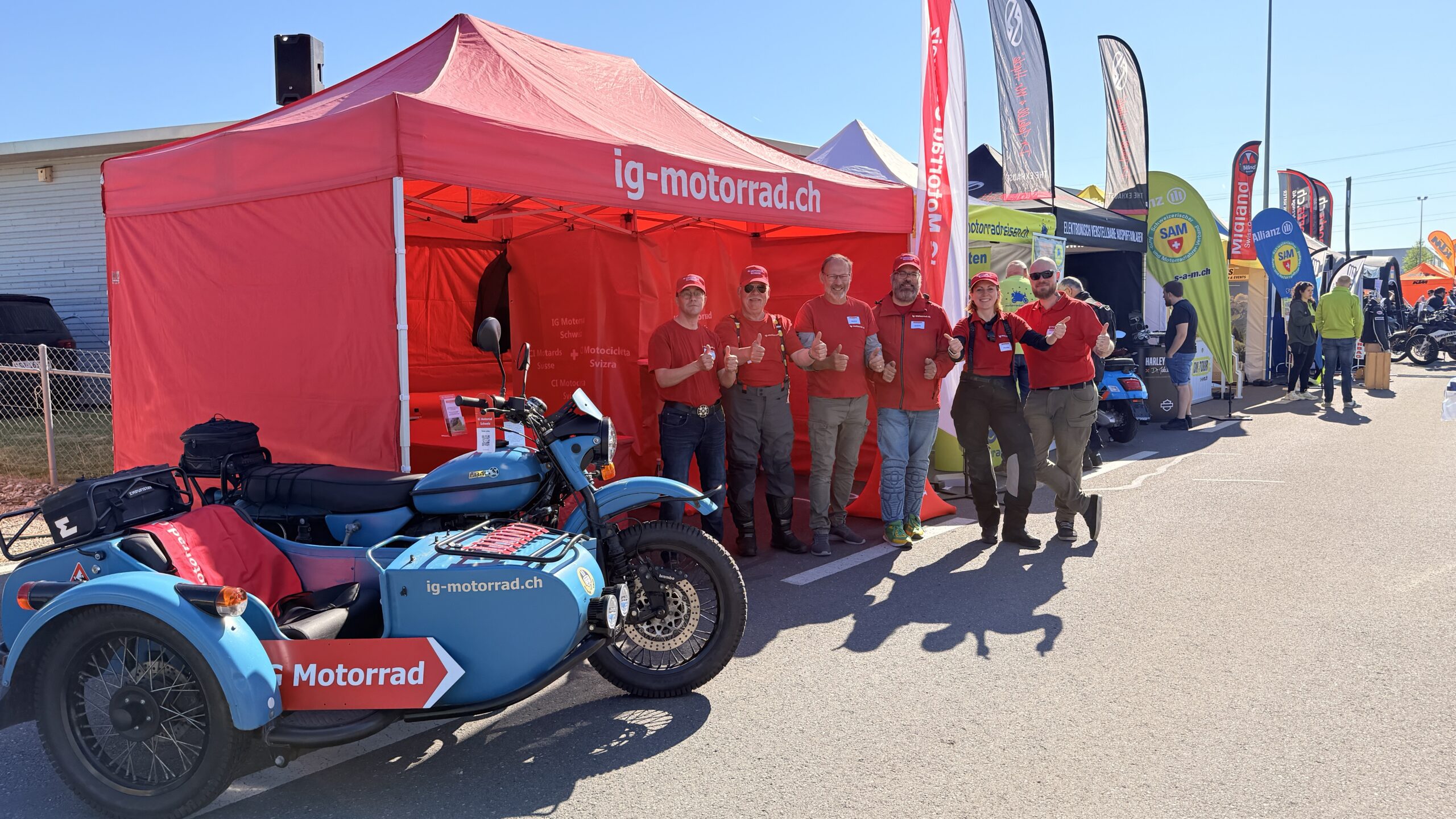 IG Motorrad - Présence de la CI Motards aux Journées d&rsquo;essais moto à Derendingen – forte présence et belles rencontres